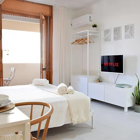 شقة Poetto Studio, Private Parking, Smarttv, Park View كوارتو سانتيلينا